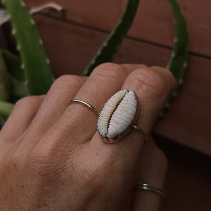 Granulated Cowrie Ring MTO