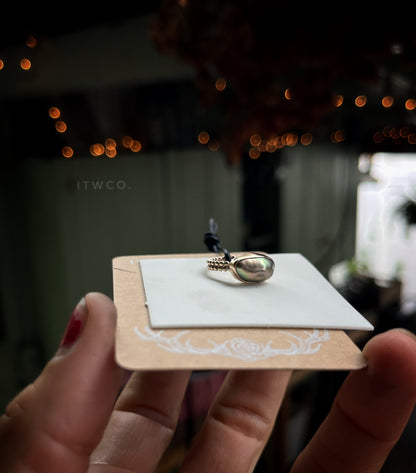 Tahitian Keshi Pearl Ring MTO