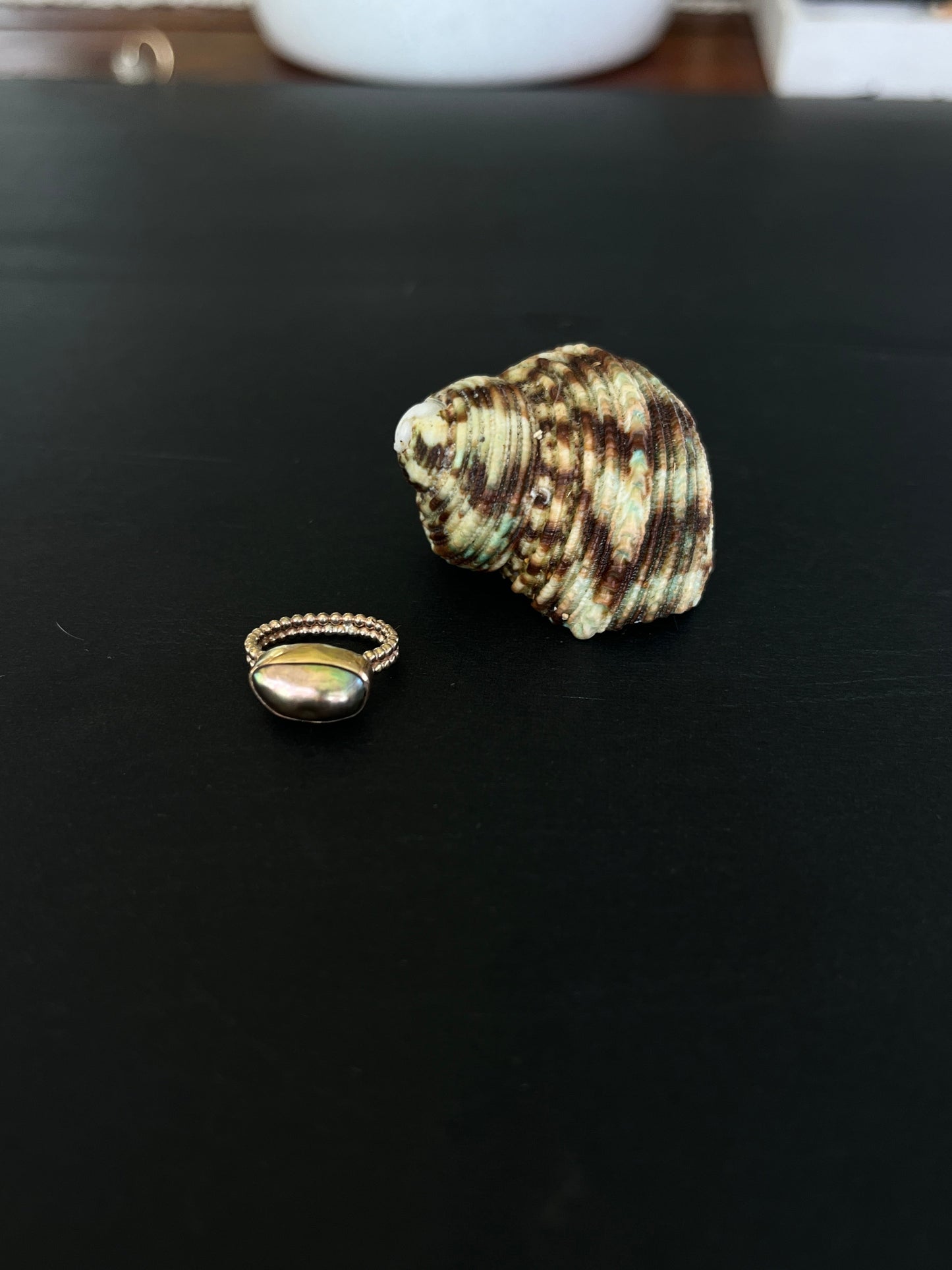 Tahitian Keshi Pearl Ring MTO