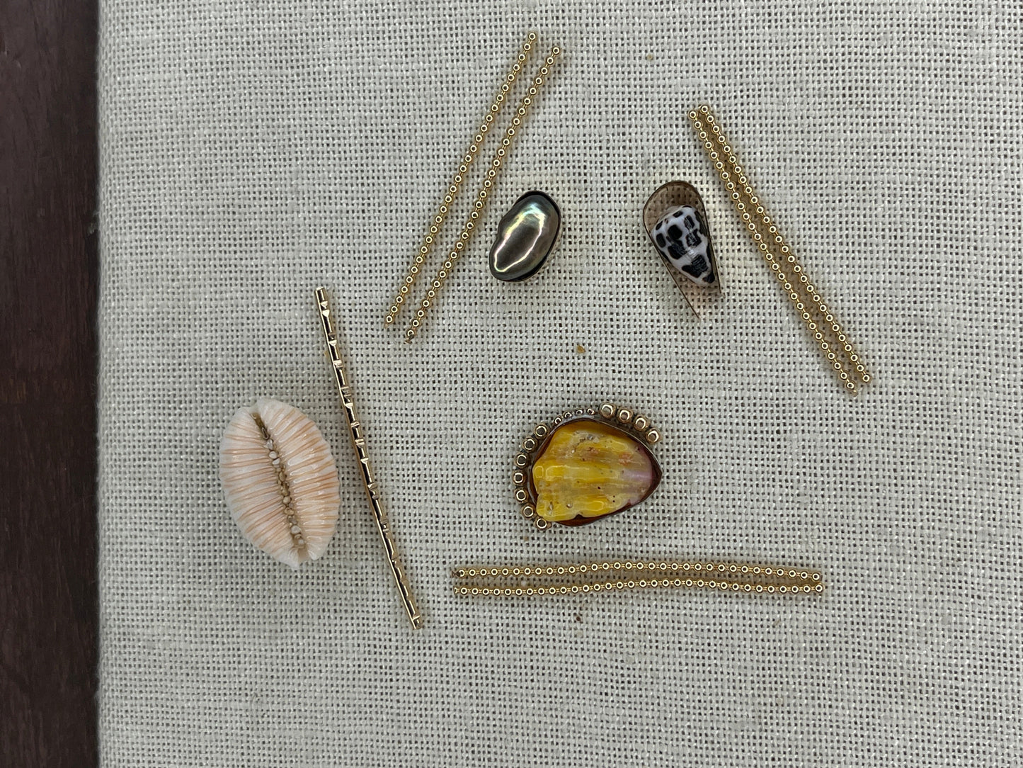 Granulated Cowrie Ring RTS