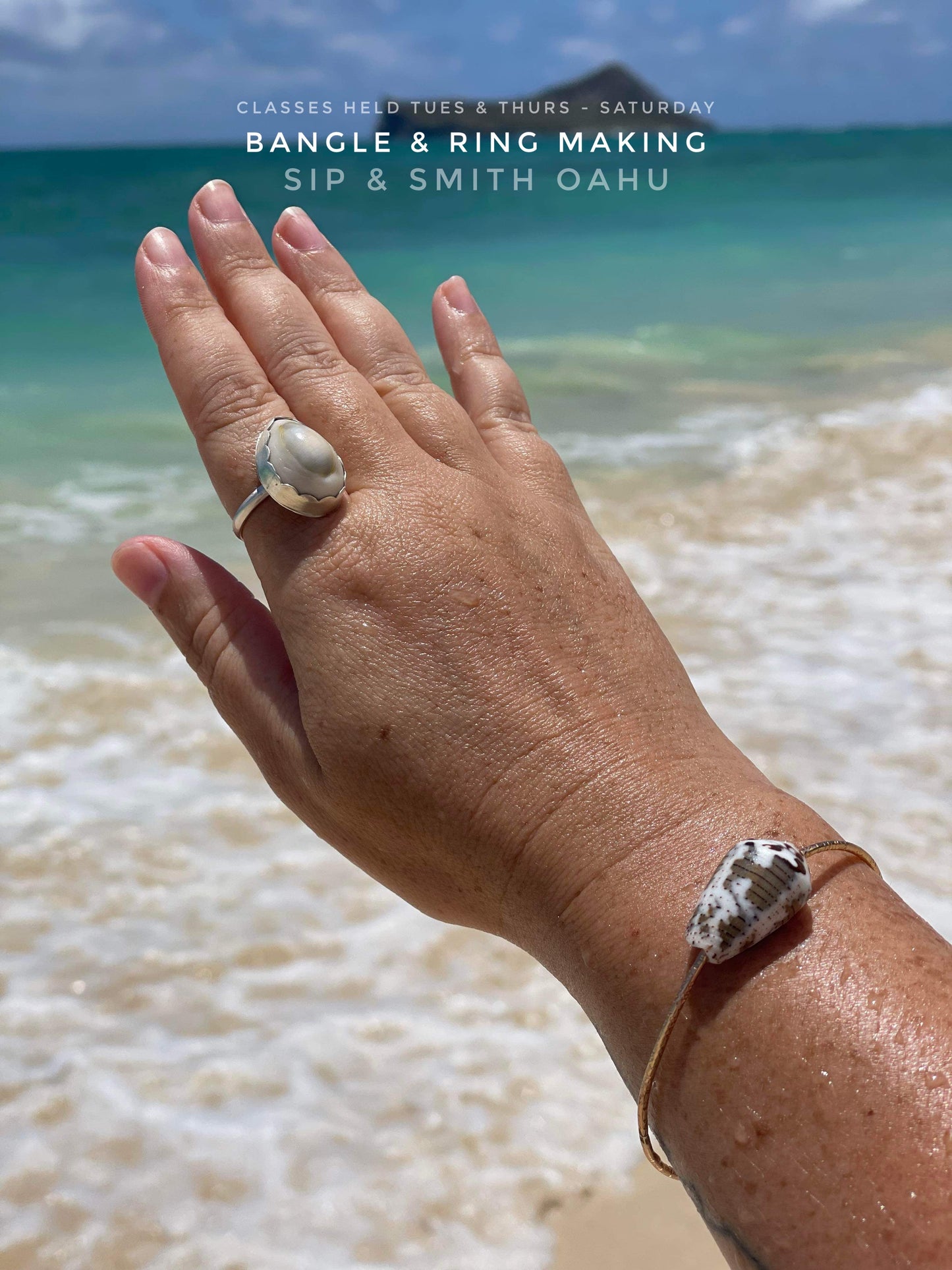 Sip & Smith OAHU || DIY Bangle Making in 5 easy steps *ONLINE METALSMITH COURSE