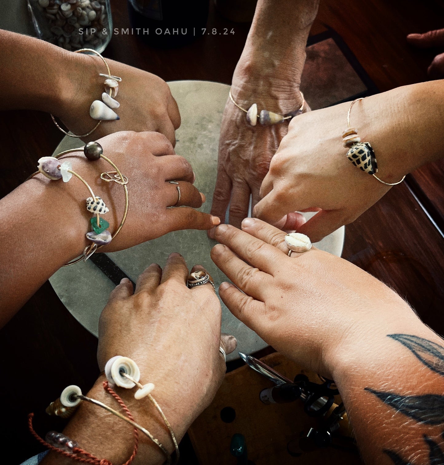 Sip & Smith OAHU || DIY Bangle Making in 5 easy steps *ONLINE METALSMITH COURSE