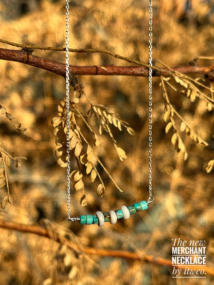 The Merchant Necklace in puka shell