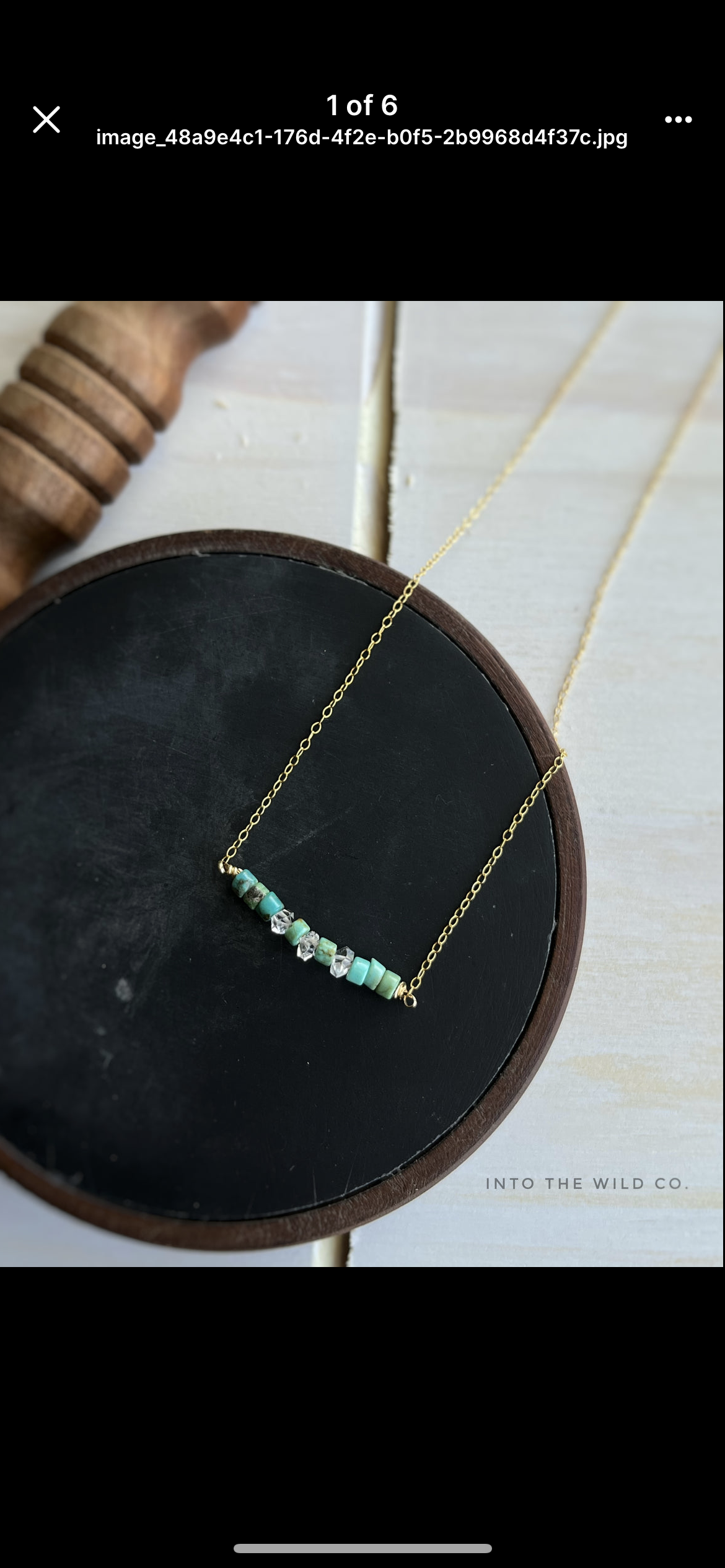 The Merchant Necklace in puka shell