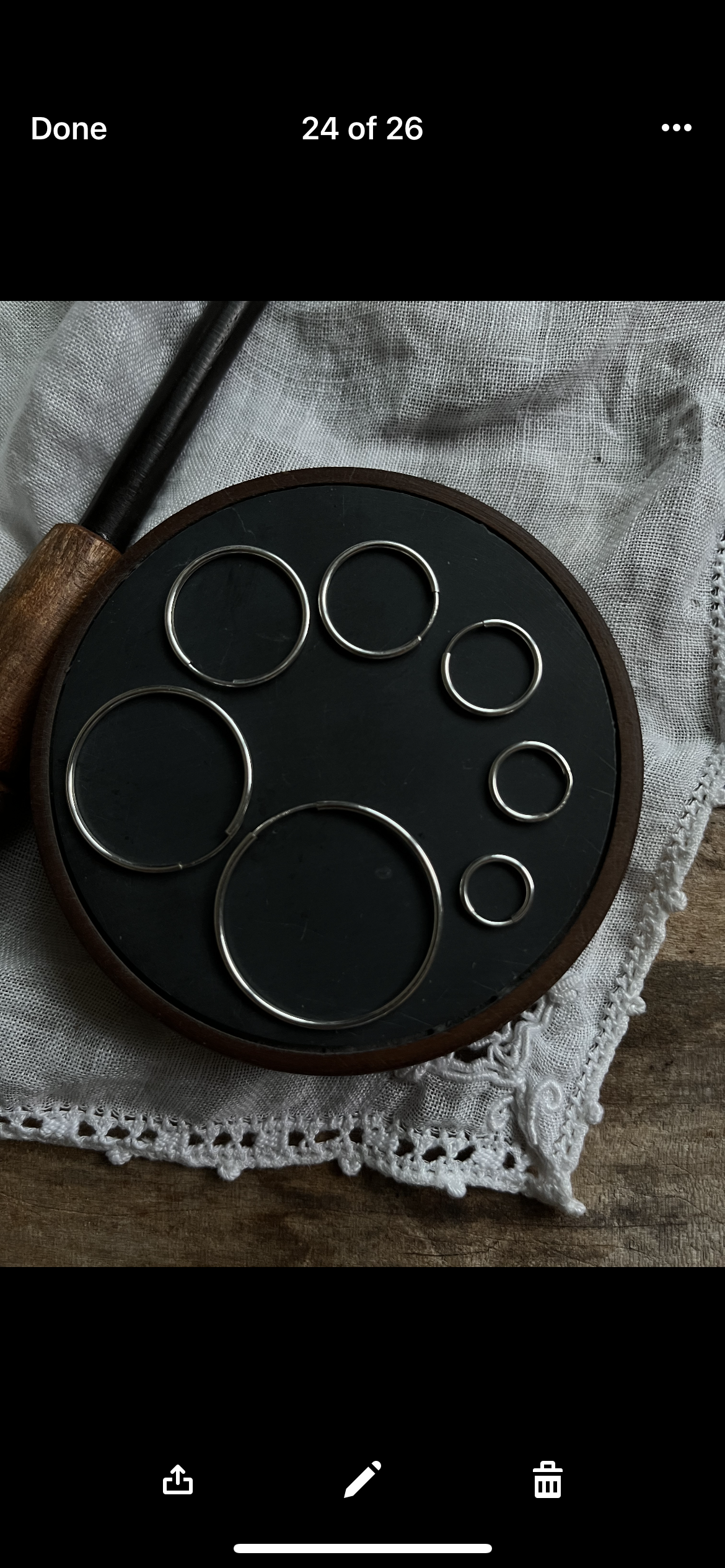 Signature Gold Hoops