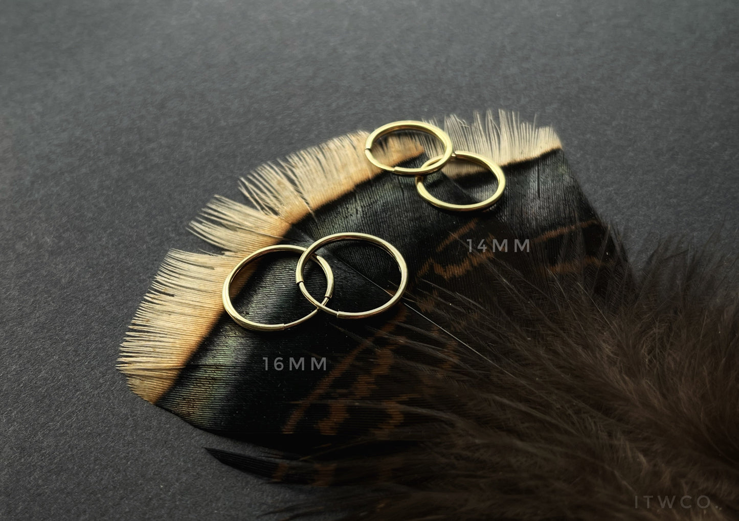 Signature Gold Hoops