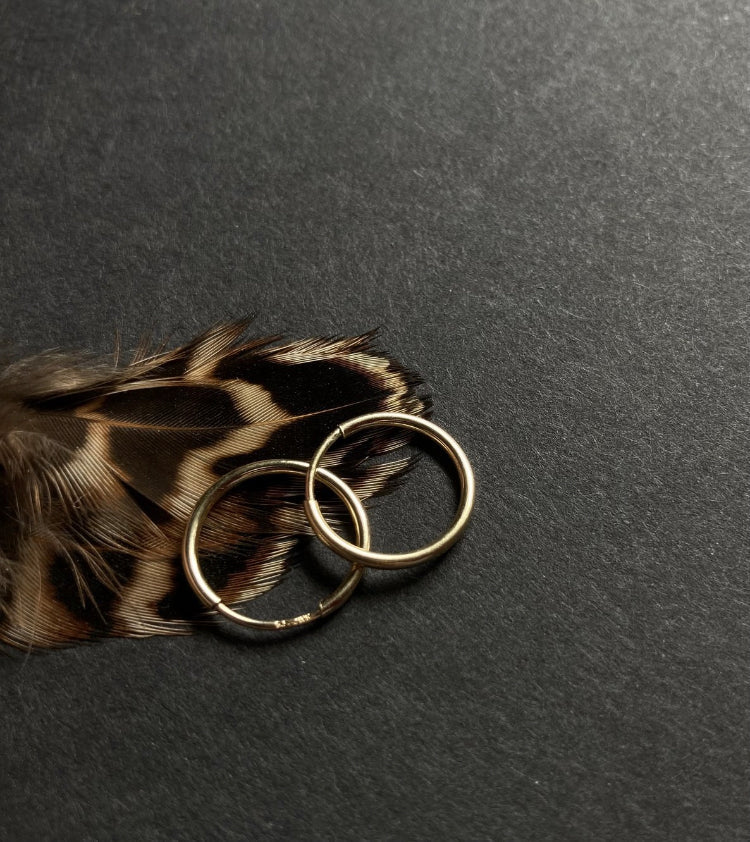 Signature Gold Hoops