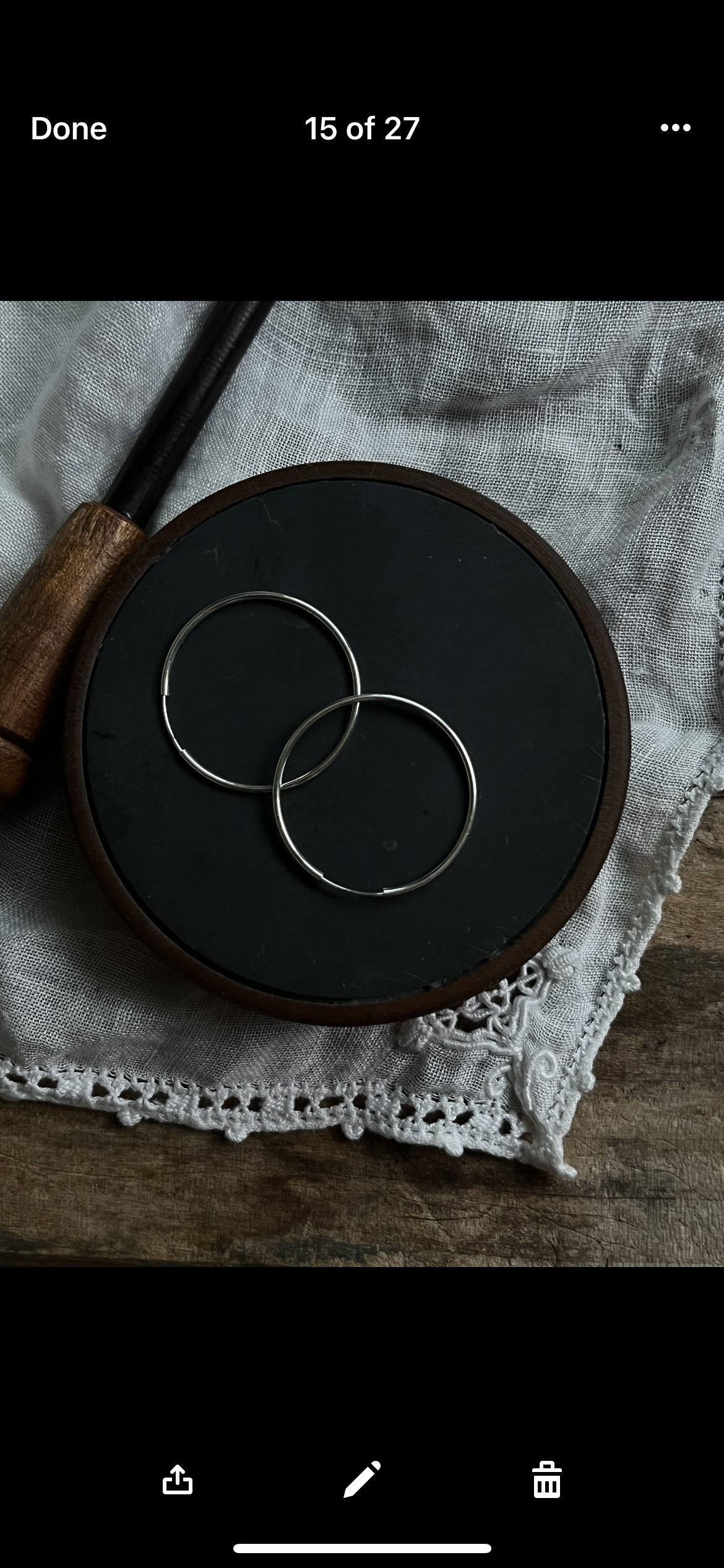 Signature Gold Hoops